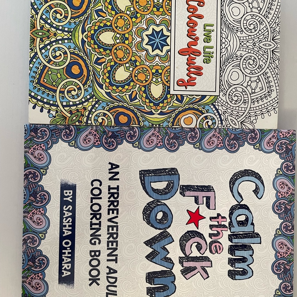 Adult coloring books